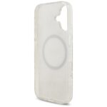 Guess IML Flowers Electro Pearl Strap MagSafe case for iPhone 17 white - imagine 7