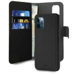 Puro Wallet Detachable iPhone 12/12 Pro6,1" 2w1 czarne/black IPC1261BOOKC3BLK