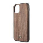Mercedes MEHCN65VWOLB iPhone 11 Pro Max hard case brown Wood Line Walnut - imagine 3