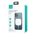 USAMS Inductive Charger US-CD159 magnetic W1 15W Extra-thin iPhone 12 series white CD159DZ02 - imagine 10