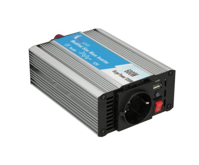 Extralink OPIM-600W | Car voltage converter | 12V, 600W modified sine - imagine 2