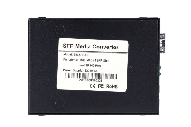 Extralink Sedir | Media converter | 1x SFP, 1x RJ45 1000Mb/s, MC220 replacement - imagine 2