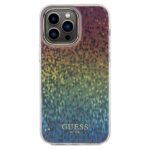 Guess GUHCP13XHDECMI iPhone 13 Pro Max 6.7" hardcase IML Faceted Mirror Disco Iridescen - imagine 3