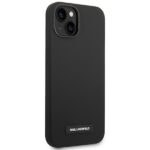 Karl Lagerfeld KLHMP14MSLMP1K iPhone 14 Plus / 15 Plus 6,7" hardcase black Silicone Plaque Mag - imagine 4