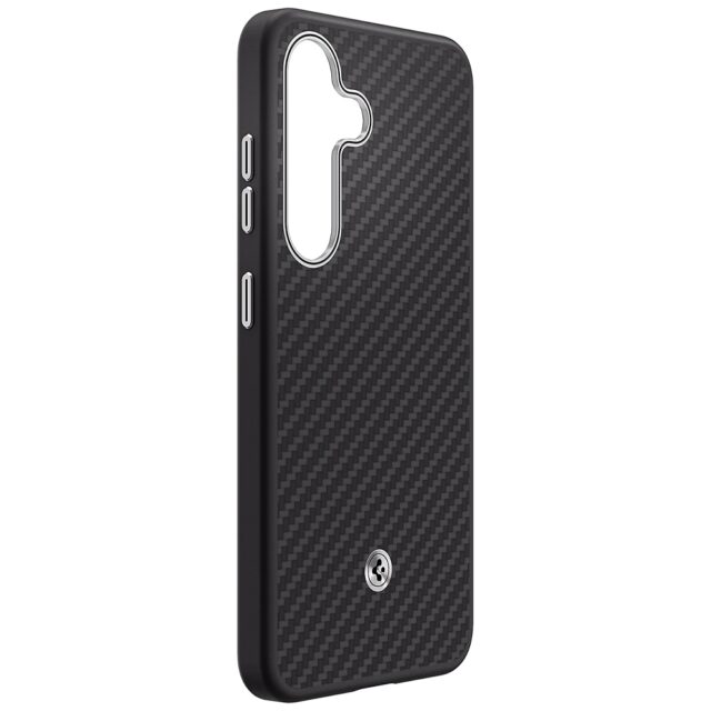 Case Samsung Spigen Enzo Aramid Magnet for Galaxy S25+ black-silver - imagine 4