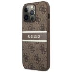 Guess GUHCP13L4GDBR iPhone 13 Pro / 13 6"1  brown hardcase 4G Stripe - imagine 2