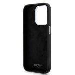 DKNY DKHMP15LSMCHLK iPhone 15 Pro 6.1" black hardcase Liquid Silicone Small Metal Logo MagSafe - imagine 7