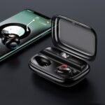 USAMS Bluetooth 5.0 TWS YJ Series Wireless Earphones black BHUYJ01 - imagine 5