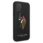 US Polo USHCP12LPUGFLBK iPhone 12 Pro Max 6,7" black Polo Embroidery Collection - imagine 4