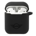Mini MIACA2SLTBK AirPods cover black hard case Silicone Collection - imagine 2