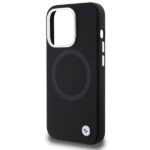 Case BMW BMHMP15XSILBK2 iPhone 15 Pro Max 6.7" black Signature Liquid Silicone MagSafe - imagine 6