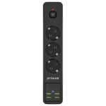 Proove Power Strip 2m 3000W Power Socket P-03 (3xAC + 4xUSB + 2xType-C) black