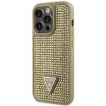 Guess GUHCP14LHDGTPD iPhone 14 Pro 6.1"gold hardcase Rhinestone Triangle - imagine 2