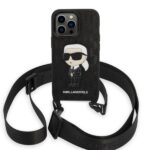 Karl Lagerfeld KLHCP14LSTKMK iPhone 14 Pro 6,1" black hardcase Monogram Ikonik Patch - imagine 2