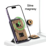 USAMS Inductive charger with lamp 4in1 15Wwhite CD195WXC01 (US-CD195) - imagine 5