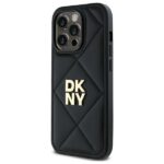 DKNY DKHCP14LPQDSLK iPhone 14 Pro 6.1" black Quilted Stack Logo - imagine 2