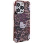 Hello Kitty HKHCP15XHDGPTP iPhone 15 Pro Max 6.7" pink hardcase IML Tags Graffiti - imagine 4