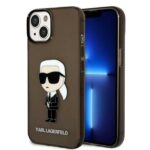 Karl Lagerfeld KLHCP14MHNIKTCK iPhone 14 Plus / 15 Plus 6,7" black hardcase Ikonik Karl Lagerf