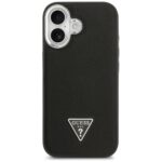 Guess Grained Triangle Logo MagSafe case for iPhone 17 black - imagine 3