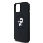 Karl Lagerfeld KLHMP15SSCMKCRHK iPhone 15 / 14 / 13 6.1" black hardcase Silicone Karl & Choupe - imagine 6