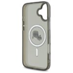 Karl Lagerfeld KLHMP16MHLSKCK iPhone 16 Plus 6.7" black hardcase IML Metal Karl&Choupette Head - imagine 7