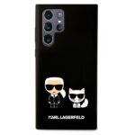 Karl Lagerfeld KLHCS22LSSKCK S22 UltraS908 hardcase black Silicone Karl & Choupette - imagine 3