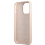 Guess GUHCP13LSLTGP iPhone 13 Pro / 13 6,1" pink hardcase Silicone Triangle - imagine 7
