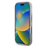 Guess GUHMP16SHFWFCK iPhone 16 6.1" black hardcase IML Flowers Wreath MagSafe - imagine 5