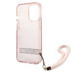 Guess GUHCP13XHTSGSP iPhone 13 Pro Max 6,7" pink hardcase Translucent Stap - imagine 7