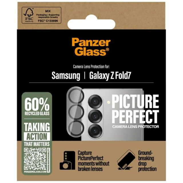 Tempered glass for camera lens PanzerGlass PicturePerfect for Samsung Galaxy Z Fold7 - imagine 4