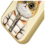 Nimmy case iPhone 16 Pro Max 6.9" khaki  Cool&Cute 2.0 Cat - imagine 4