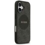 Case Guess 4G Circle Classic Logo MagSafe for iPhone 17 black - imagine 4