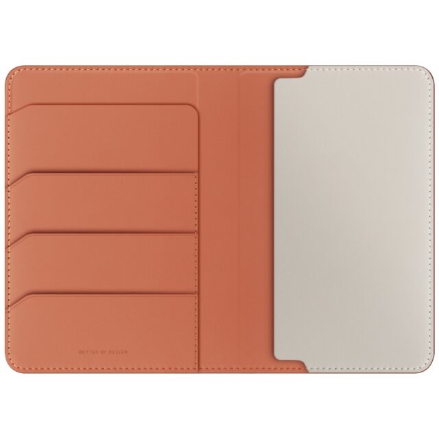 Passport Case UNIQ Belmont RFID terracotta ivory - imagine 2
