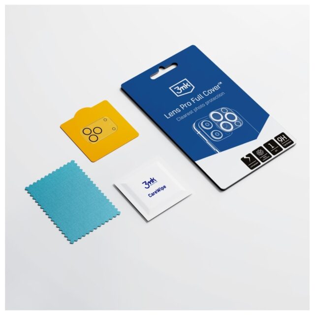 3MK Lens Pro FullCover Camera Lens Protection for Apple iPhone 17 Pro Max - imagine 5