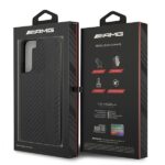 AMG AMHCS22MBLSCA S22+ S906 black hardcase Carbon Stripe&Embossed - imagine 8