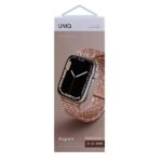 UNIQ Aspen Strap Apple Watch 40/38/41 mm Series 1/2/3/4/5/6/7/8/SE/SE2/SE3 Braided DE citrus pink - imagine 4