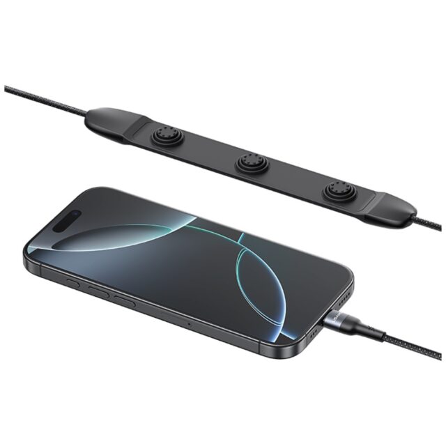 Cable USAMS SJ759 U89 100W Fast Charging with massager black - imagine 7