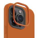UNIQ case Lino Hue iPhone 15 Pro 6.1" Magclick Charging sunset orange - imagine 3