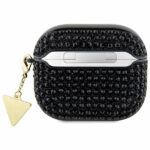 Guess GUA3HDGTPK AirPods 3 cover black Rhinestone Triangle Charm - imagine 2