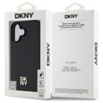 DKNY DKHMP16SPSHRPSK iPhone 16 6.1" hardcase black Repeat Pattern Stack Logo MagSafe - imagine 8