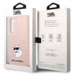 Karl Lagerfeld KLHCS23MSNCHBCP S23+ S916 hardcase pink Silicone Choupette - imagine 8