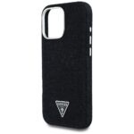 Case Guess Denim Triangle Logo MagSafe for iPhone 16 Pro black - imagine 6