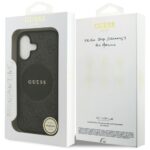 Case Guess 4G Circle Classic Logo MagSafe for iPhone 17 black - imagine 8