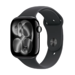 Watch Apple Watch Series 11 (2025) GPS 46mm Jet Black Aluminium Case with Sport Band S/M - Black