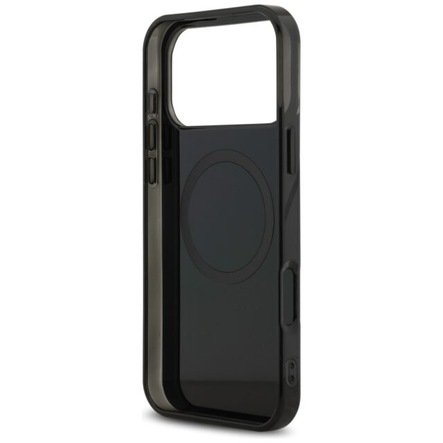 Case AMG Double Layer Transparent        Graphics MagSafe for iPhone 17 Pro Max black - imagine 7