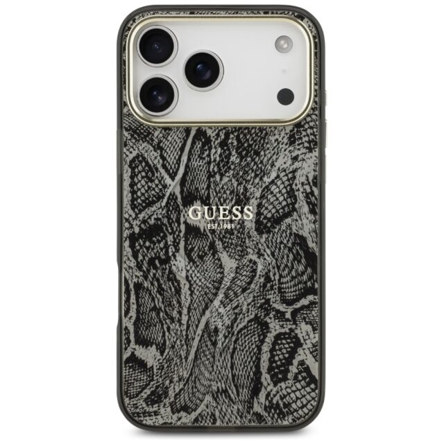 Guess Python Pattern MagSafe Case for iPhone 17 Pro Max Black - imagine 3
