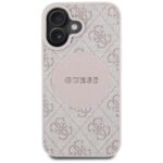 Case Guess 4G Circle Classic Logo MagSafe for iPhone 16 pink - imagine 3