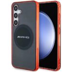 AMG AMHMS24S23HBCK S24 S921 black hardcase with Transparent Bicolor and MagSafe