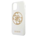 Guess GUHCN61TPUWHGLG iPhone 11 6,1" /Xr white hard case Glitter 4G Circle Logo - imagine 2