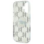 Karl Lagerfeld KLHCP16SHKLPKHT iPhone 16 6.1" transparent hardcase IML Karl Head Electr - imagine 7